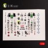 KELIK K48119 Jas-39 B/D - interior 3D decals for Zimi Model/KittyHawk kit 1/48